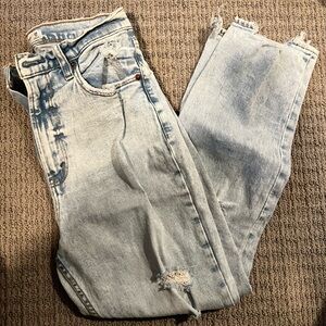 Abercrombie and Fitch Curve Love The Ankle Straight Ultra High Rise 28/6